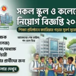 সকল স্কুল ও কলেজের নিয়োগ বিজ্ঞপ্তি ২০২৬ | All School & College Job Circular 2026