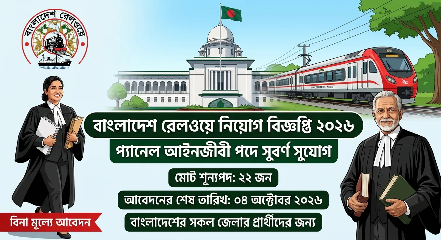 বাংলাদেশ রেলওয়ে নিয়োগ ২০২৬