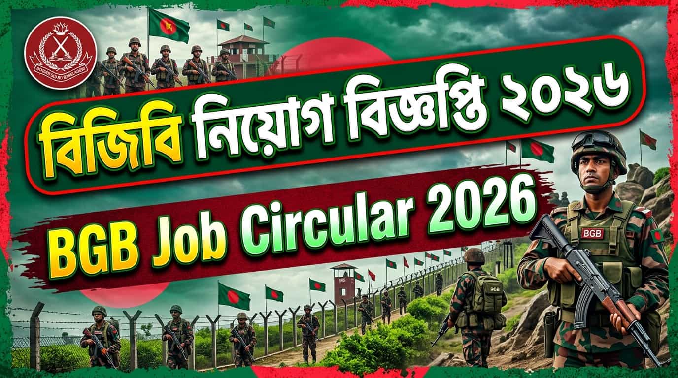 বিজিবি নিয়োগ বিজ্ঞপ্তি ২০২৬ BGB Job Circular 2026